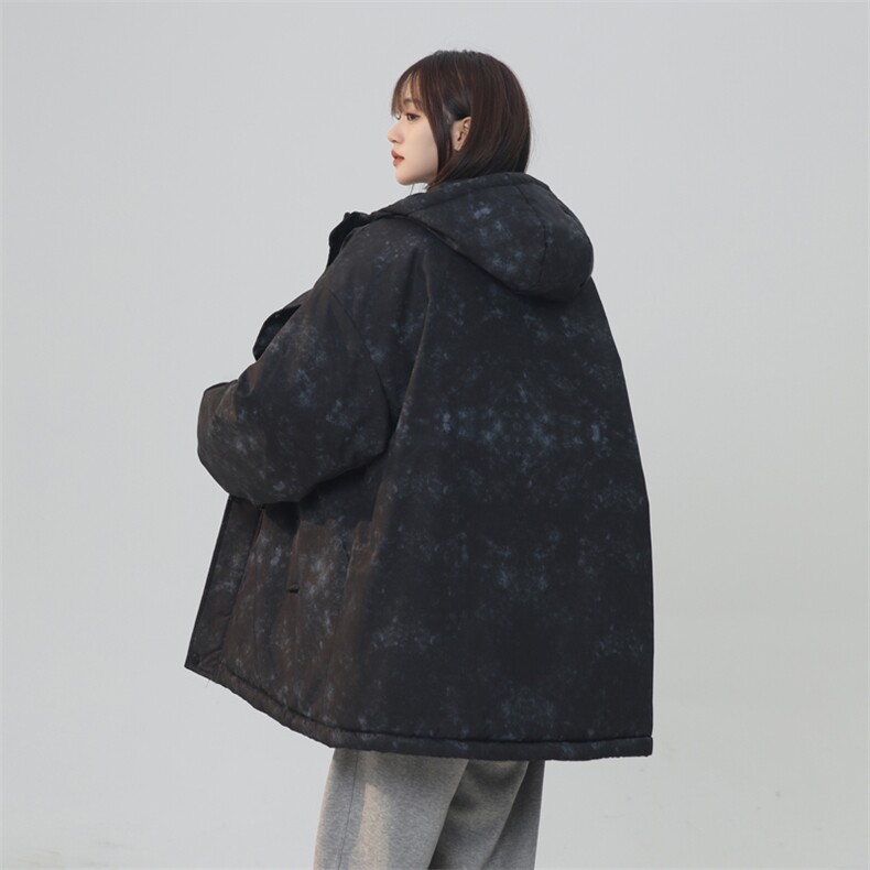 2025加绒盘扣棉衣棉服新中式连帽面包服棉袄外套G1616-P95,女装棉衣/棉服,星座207