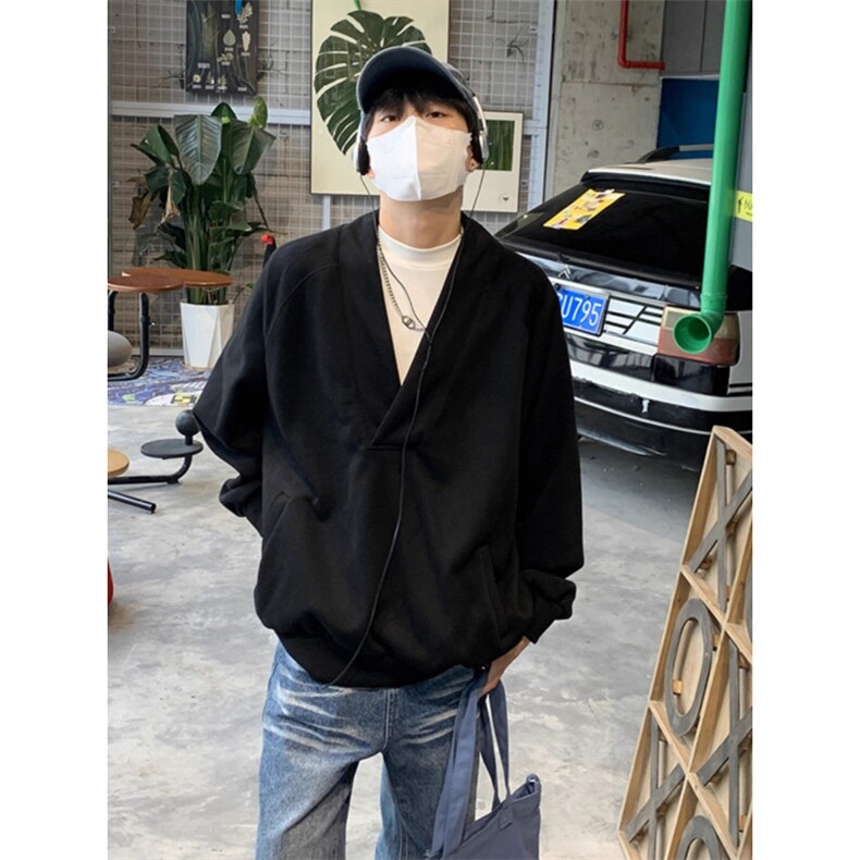 JY711-P46V领卫衣男秋季美式慵懒松弛感外套,女装短外套,星座1501-3