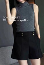 时尚百搭阔腿短裤，其它，摩 歌