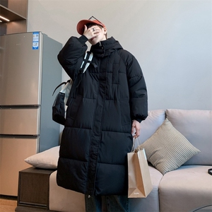羽绒棉服长款过膝韩版加厚面包服冬季宽松M524-P100图片