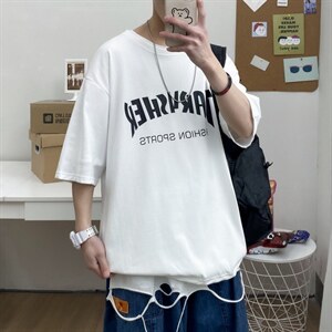夏季短袖t恤男潮流韩版时尚港风字母t恤衫A210-A8325-P25 控38图片