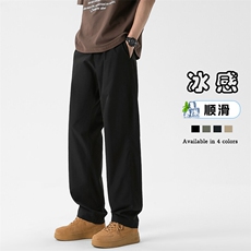 高品质速干三角标休闲裤高街美式直筒长裤多色入25XK67122特批35，男装休闲裤，电商A042