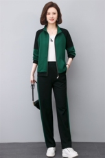 运动服套装女春秋2024年春秋装新款时尚洋气减龄卫衣休闲两件套，女装套装/套裙，涵誉