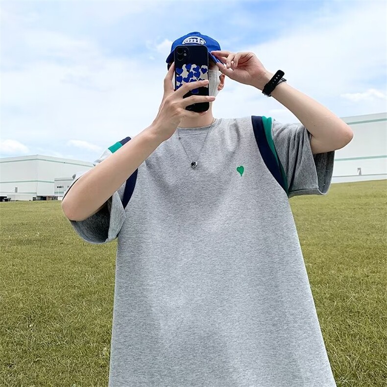 男潮流休闲套装宽松套装运动爱心套装H107P40,男装休闲套装,星座1116-2