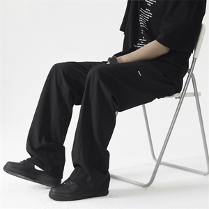 薄款速干直筒休闲西裤潮牌痞帅宽松垂感阔腿长裤 2050特批-28图片
