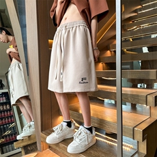 抖音品质重磅320g液态棉休闲运动短裤DY40-P45尺码M-3XL，男装休闲裤，星座808A-1