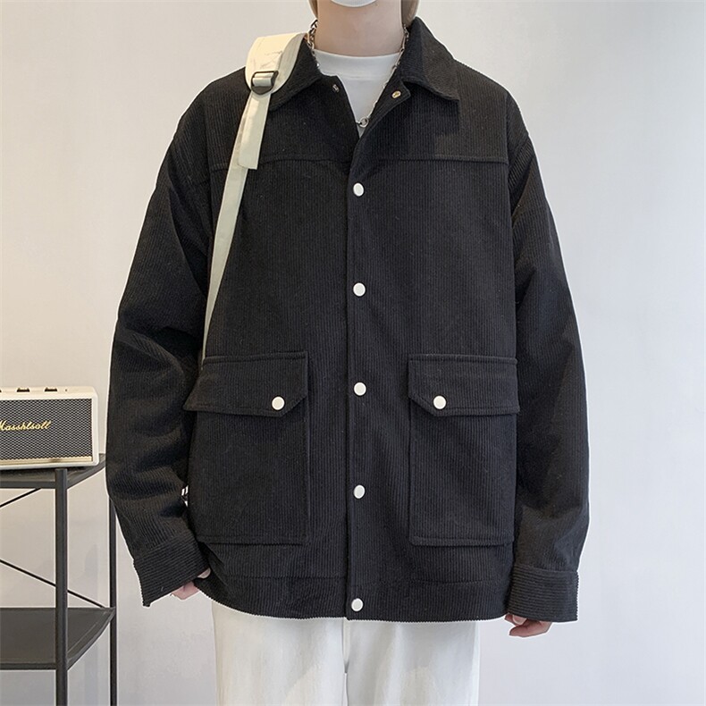 灯芯绒外套男款春秋季新款美式潮衣服工装夹克休闲上衣jk555-P70,男装夹克,星座505-3