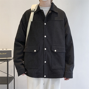 灯芯绒外套男款春秋季新款美式潮衣服工装夹克休闲上衣 jk555-P70图片