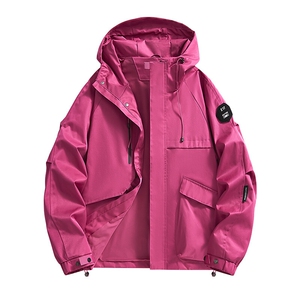 春秋户外冲锋衣男女同款防风防水连帽工装外套登山服夹克2481-P75图片