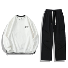 春季新款现货情侣套装男DSA157B-TZ5865-P80，男装休闲套装，电商A157B