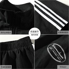 短袖男防晒衣开衫韩版夏季新款潮牌五分裤两件套装DS787T，男装休闲裤，电商A102