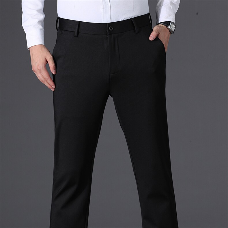 BX6108钱塘2020-2秋常规商务休闲简约合身中年男士休闲裤P67,男装休闲裤,钱塘207-2