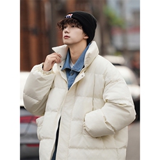 现货一万抖音直播大牛仔假两件大码棉衣情侣棉服8218P118，男装棉衣，电商A030