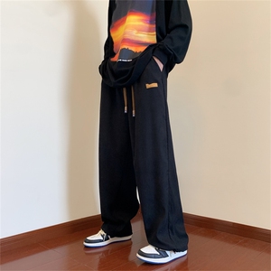 裤子男春季潮流宽松阔腿裤运动休闲长裤K0793-P30图片