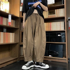 夏季新款韩版潮流休闲裤男宽松直筒裤子百搭拖地长裤K3864-P33，男装休闲裤，星座512-2