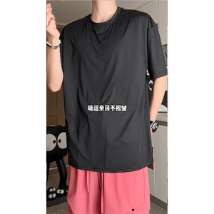 有报告!2026夏季新款防晒短袖男宽松运动T恤24XT77156特批15图片