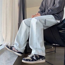 牛仔裤男宽松直筒裤NK437P40，男装牛仔裤，星座1116-2