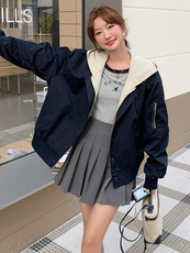 ZB305-9963学院风假两件刺绣小外套-批145控218元，女装短外套，浙宝305