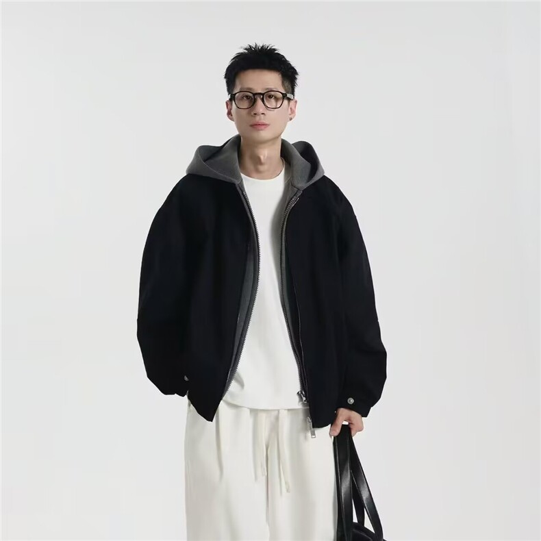 1506-1/GX200M0/P69工装耐磨冬季加绒保暖男教练夹克冲锋衣图片