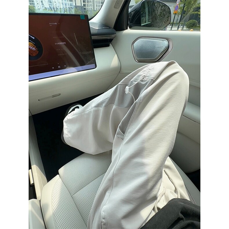 26春款时尚设计潮流百搭长裤薄款冰丝休闲裤K797TP38控58,男装休闲裤,电商A102B