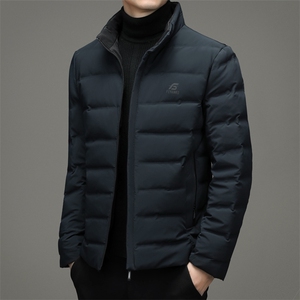 BHMYL-018钱塘2020-2中年男士冬季厚款商务休闲立领羽绒服P165图片