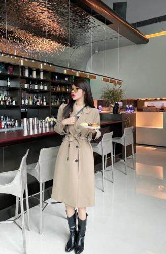 【现货】设计风衣，女装风衣，IECE