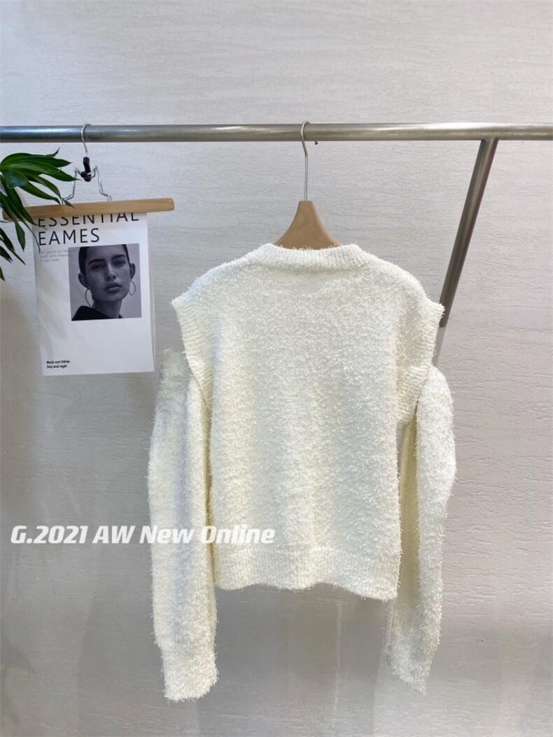 新款韩版颗粒毛巾面料针织开衫均码现货，其它，G