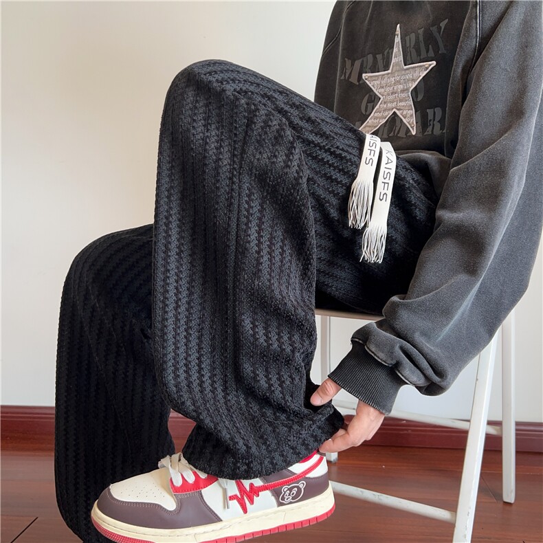 春季人字纹细闪满天星休闲裤男直筒裤K2581*P30控68，男装休闲裤，星座227-1