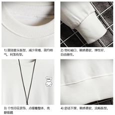 春季圆领卫衣男大码韩版宽松长袖外套网格S6292-P28，女装短外套，电商A040A