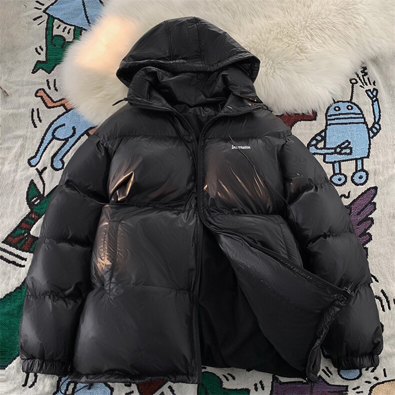 B225-W8631-P118-X148-聚酯纤维-收缩连帽印花仿羽绒服，男装羽绒服，电商B225