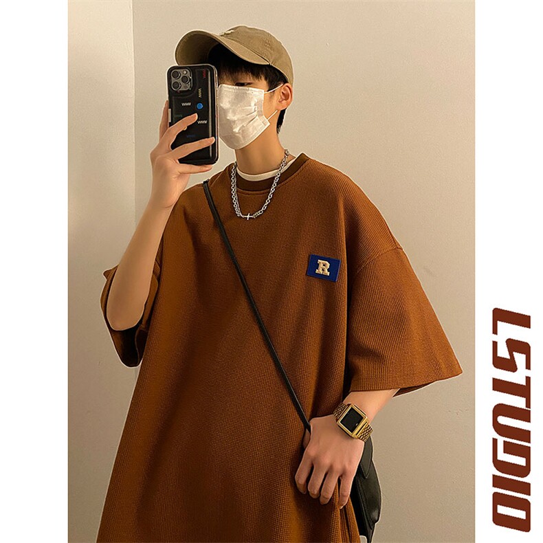 潮牌短袖t恤男士夏季重磅春秋23新款上衣服潮流-JK23223-P25控38,男装T恤,星座605(原A050)