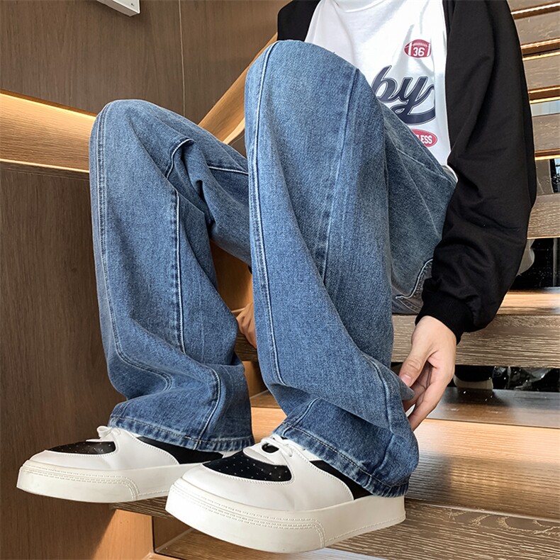 拼接牛仔裤直播品质B342-K9005-P37无差价,男装牛仔裤,电商B342