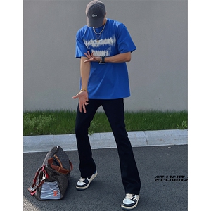 秋季美式ins高街hiphop大众休闲长裤货号K736P55图片