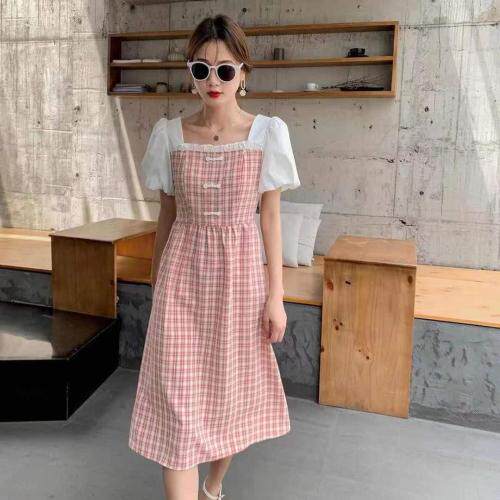 2021年夏季新品韩版连衣裙，女装连衣裙，圣伊敏