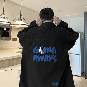 牛仔夹克男大码牛仔外套男茄克 NJ77230-P60加绒款-P75图片