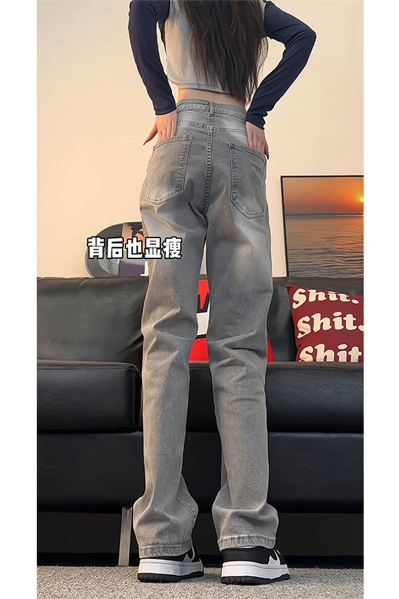 现货S-3XL加大码纯色直筒弹力牛仔裤310A-2BK309P55控78,男装牛仔裤,星座310A-2