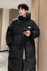 棉衣男冬季加厚潮流中长款棉服男棉袄情侣外套A071-Y299-P145，男装棉衣，电商A071
