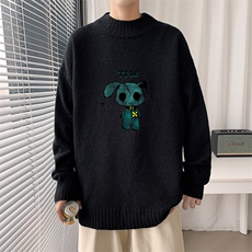 ！2023秋冬新款男士圆领毛衣加厚保暖针织衫上衣M606P45，男装针织衫/毛衣，电商B220