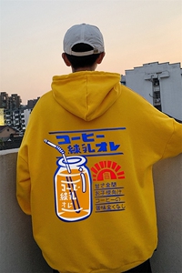 港风新款男秋冬新款19情侣款潮男卫衣714-1-WY915主推款图片