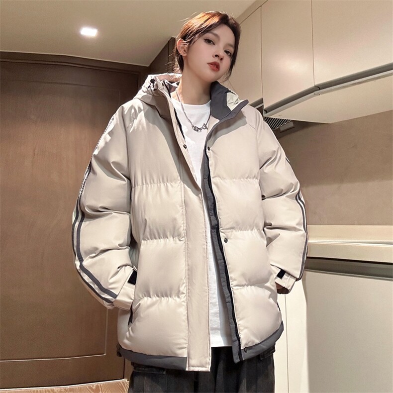 25冬季羽绒棉服加厚保暖上衣服潮牌工装潮流男士冬装外套5811-P58,男装棉衣,电商B306