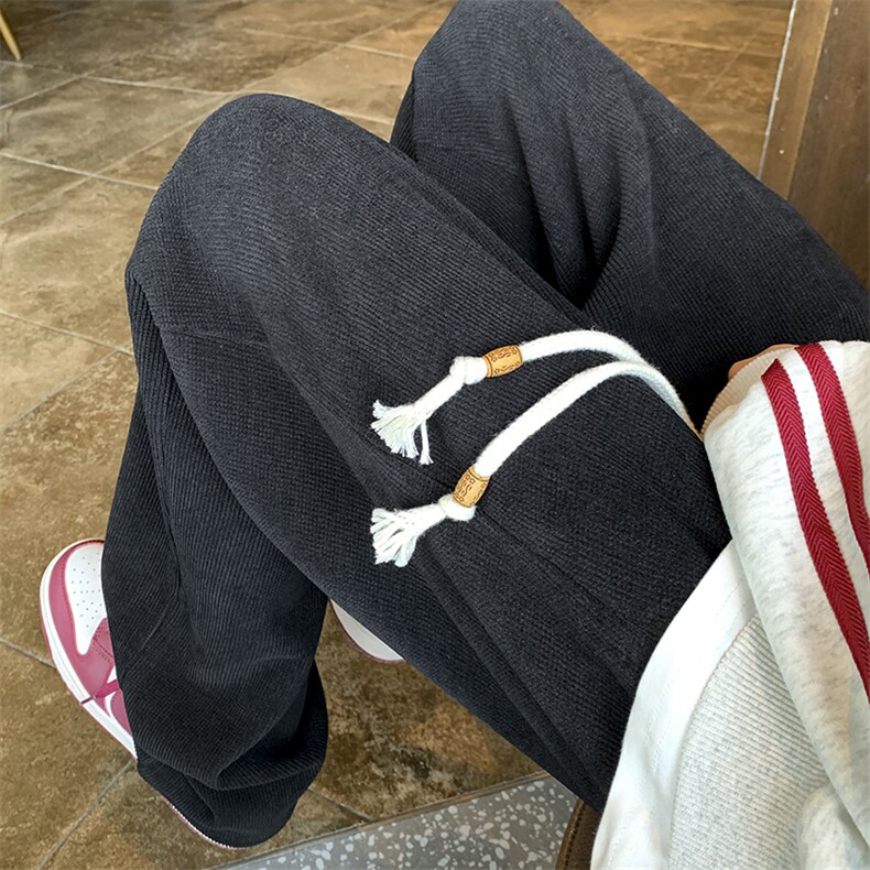 K9290特p35控59秋季宽松直筒裤百搭拖地休闲裤长裤男裤子,男装休闲裤,电商D229A