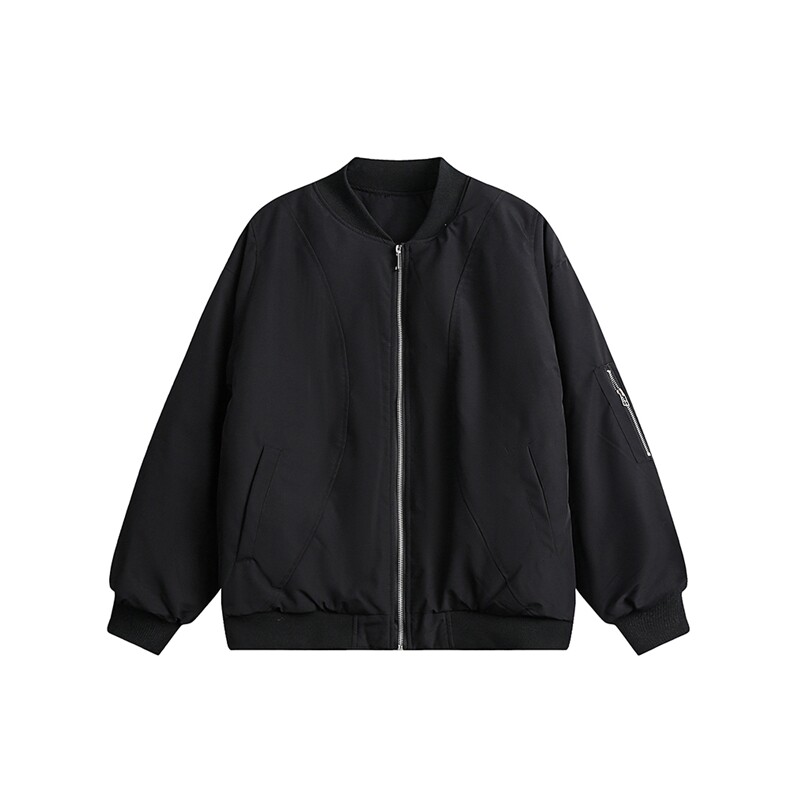 2025冬款棒球领加绒夹克--5267控价188,男装卫衣,电商S012（CATTEE）