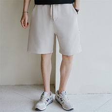 重磅短裤男夏季休闲五分裤韩版宽松运动纯棉针织5分裤子24D10-P80，男装牛仔裤，电商A355（原A415）