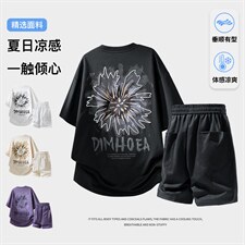 夏季美式潮牌发泡印花短袖T恤休闲短裤两件套装TZ888115特P45控88,男装牛仔裤,电商A309, 夏季美式潮牌发泡印花短袖T恤休闲短裤两件套装TZ888115特P45控88,男装牛仔裤,电商A309,