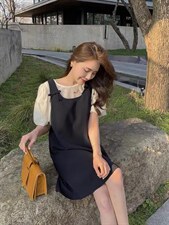 【夏季新款】韩版背带群两件套，其它，玩美