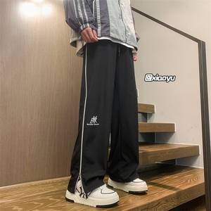 XZ616 大码秋季新款防水冲锋裤拉链设计感休闲长裤 TY947 P45控58图片