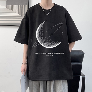 麂皮绒短袖t恤男大码半袖男 JD82246-P25图片
