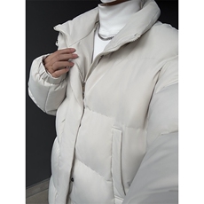 现货高品质美式冬季重磅三防加绒加厚羽绒棉衣立领厚外套棉服，男装棉衣，电商A486-1