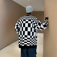 毛衣男印花休闲宽松韩版青年上衣2024秋冬新款A161-2-M2043-P65图片