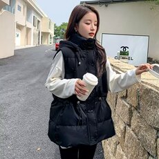 2025年秋冬新款棉马甲女韩版外穿百搭洋气坎肩背心棉服马夹潮，男装背心/马甲，星座1210-1
